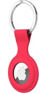 Silicone Protective AirTag Case for Apple AirTag with Keychain - Anti Fall
