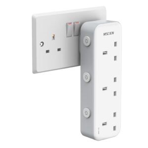 Mscien Plug Adaptor 3 Gang with LED Light