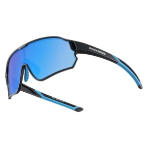 ROCKBROS Children's Cycling Glasses Sports Glasses UV400 Protection Polarized Sunglasses TR90 Flexible Frame for Boys Girls Protective Glasses Outdoor Sports