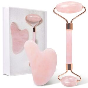 GUGUG Jade Roller and Gua Sha Set