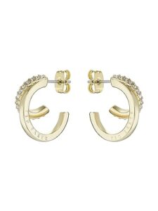 Ted Baker Helias Double Hoop Crystal Earrings for Wome