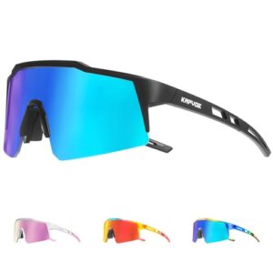 KAPVOE Kids Sports Sunglasses Cycling Glasses Baseball Eyewear Boys Girls Teenagers MTB Bicycle Bike Glasses Running
