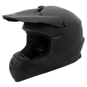 Zorax Matt Black XL (61cm) ZOR-X305 Dual Sport Motorbike Motocross Helmet ECE 2206 Approved Dirt Bike MX Crash Helme