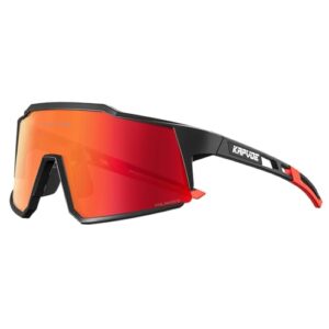 KAPVOE Polarized Cycling Glasses UV400 Protection TR90 Sports Sunglasses For Men Women MTB Bicycle Goggles Running Bike