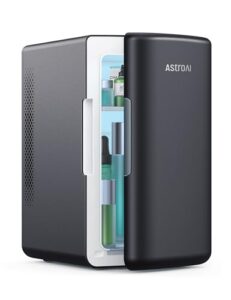 AstroAI Mini Fridge 6 Litre / 8 Can | Cooler and Warmer | AC/DC | Small Fridge for Bedrooms