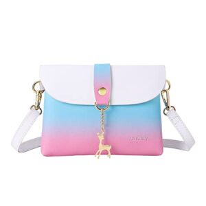 AISPARKY Small Cross Body Bag for Girls PU Leather Shoulder Handbag Cross Body Purse Gifts for Teens Girls