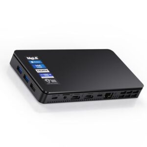 MeLE Overclock 4C Mini PC 12th Gen N95(up to 3.4GHz) 32GB RAM 512GB Windows 11 Pro Small Desktop Computer Wi-Fi 6/BT5.2/Ethernet