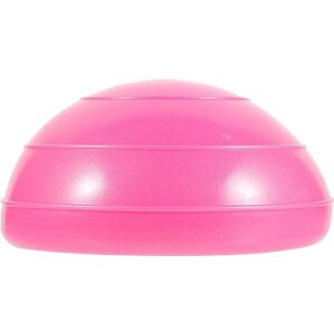 ABOOFAN Balance Ball Trainer Half Yoga Ball Half Balance Ball Exercise Balance Ball Semicircle Sport Ball Foot Massage Balls for Stability Training and Home Gym Rosy
