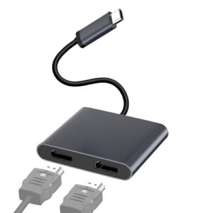 DIFCUL USB C to Dual HDMI Adapter