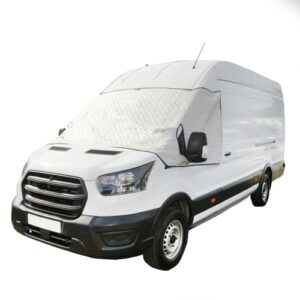 UK Custom Covers TSW907SILVER Thermal Windscreen Wrap Cover Silver - Fits Ford Transit MK8 Motorhome 2014 Onwards