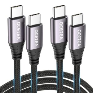 Ocetea [2-Pack 1M] USB C to USB C 60W Cable