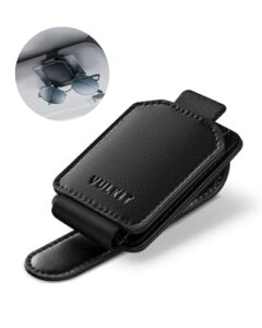 VULKIT Sunglasses Holder for Car Sun Visor