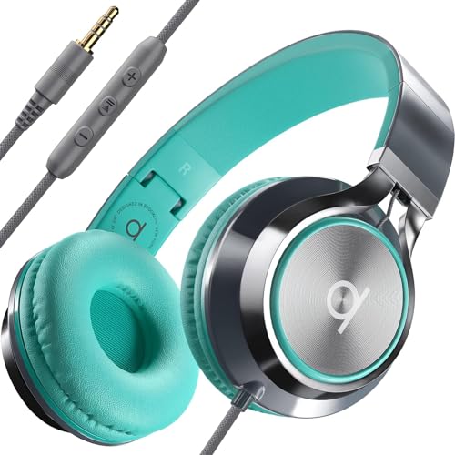 ARTIX CL750 Wired Headphones with Microphone - On Ear Headphones Noise Cancelling