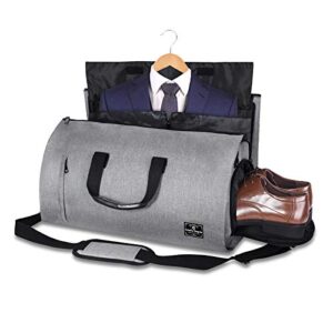 ComfyDegree Travel Garment Storage Bag | Carry On Convertible Multipurpose Duffle Bag | Breathable Suit Carrier Bag