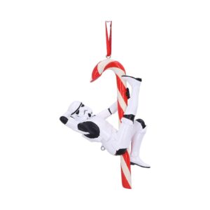 Nemesis Now Stormtrooper Candy Cane Hanging Ornament Decoration 12cm