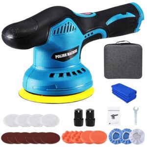 WildFun 23PCS Cordless Car Buffer Polisher