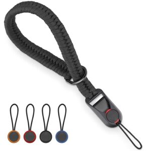 SUNYA Camera Wrist Strap for Photographers Quick Release Paracord Rope Camera Hand Strap Compatible for DSLR or Mirrorless Camera