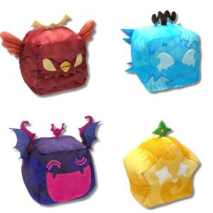 Wetoothi 4pc Blox Fruits Plush