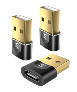 3Pack USB C Female to USB A Male Adapter