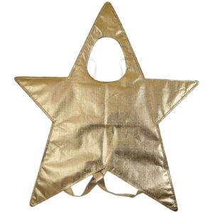 A2Z 4 Kids Xmas Nativity Star Costume Kids Christmas Nativity School Play Gold Star Fancy Dress Costume for Kids Age 3-8 Years