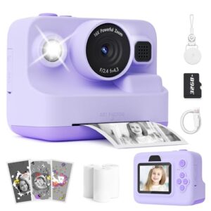 Manttely Kids Camera Instant Print