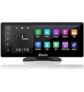 [2023 Newest ] Carpuride W103 Pro with Wireless Bluetooth Transmission Portable Apple Carplay & A...