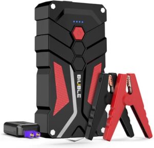 BIUBLE Jump Starter Power Bank 2000 A 12800 mAh Portable Car / Motorcycle Jump Starter (Engines Up to 7.0 L Petrol or 5.5 L Diesel) 12 V Jump Starter with LED Torch / USB Charge