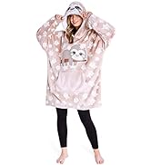 CityComfort Womens Pyjamas, Hooded Fleece Pyjamas Women and Teens, Fluffy Loungewear Set, Cosy Fl...