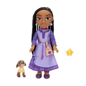 Disney’s Wish Asha Feature Singing Doll 14" / 35 cm Tall Doll With Hand Braided Hair