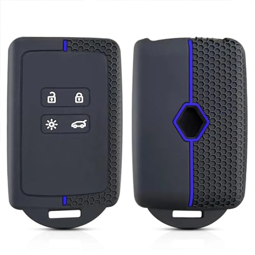 Juttzzei Renault Car Key Cover for Renault Clio Megane Koleos Kadjar Kangoo Twingo Talisman Captur Espace Dacia Duster Key Fob Cover