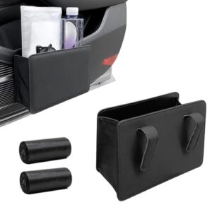 seOSTO 2PC Car Bins for Front of Car Trash Can Car Rubbish Bin for Car Organiser Car Storage Car Tidy for Car Back Seat