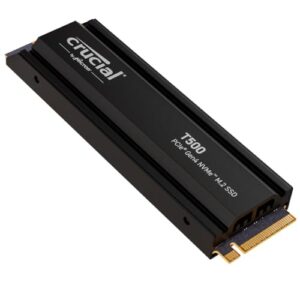 Crucial T500 2TB SSD PCIe Gen4 NVMe M.2 Internal Gaming PS5 SSD with Heatsink