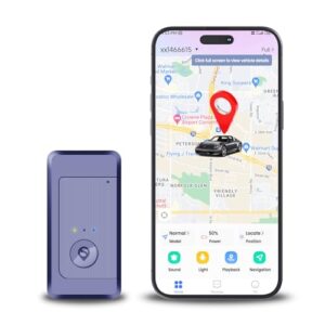 SEEWORLD i1 GPS Tracker GPS Tracking Device for Vehicles Car Personal Dogs Motorcycle 4G LTE Real Time Tracker Small Portable Global Coverage IP65 Waterproof Magnetic Installatio