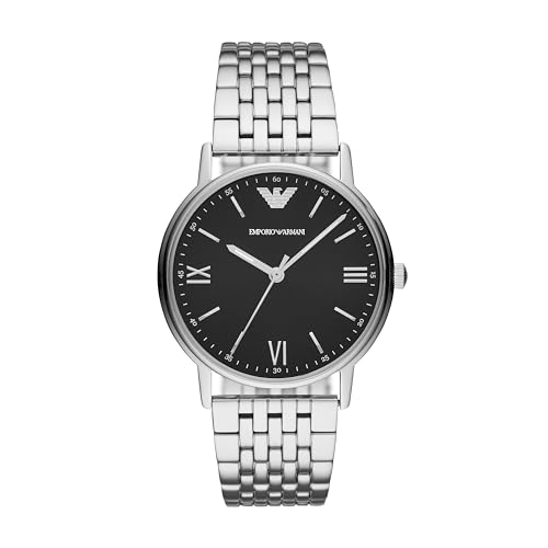 Emporio Armani Mens Analogue Quartz Watch with Stainless Steel Strap AR11152
