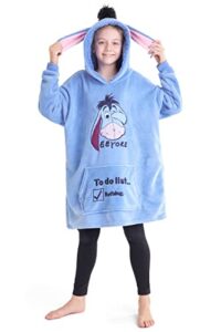 Disney Stitch Girls Oversized Hoodies - Hoodie Blanket One Size Kids and Teenagers - Stitch Gifts