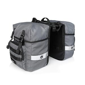 Rhinowalk Bike Pannier Bag 40L Rear Rack Bag Double Pannier Bag Bicycle Trunk Bag Side Bags Storage Bags with Rain Cove