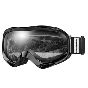 OutdoorMaster OTG Ski Goggles - Over Glasses Ski/Snowboard Goggles for Men