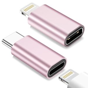 Lighting to USB C Adapter & USB C Adapter to Lightning