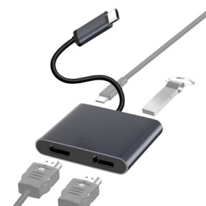 DIFCUL USB C to Dual HDMI Adapter