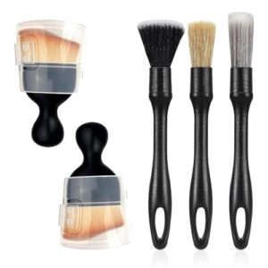 FINEASY 5 PCS Auto Car Detailing Brush Set