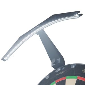 Target Darts Dartboard LED Light - Bright Lighting For The Whole Board - 3m Cable - Securely Fits all Dart Boards - Easy Assembly