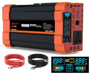 1000W Power Inverter 12V to 240V AC Pure Sine Wave Inverter