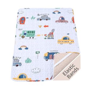 Padded Travel Cot Sheet Fitted 95x65 cm