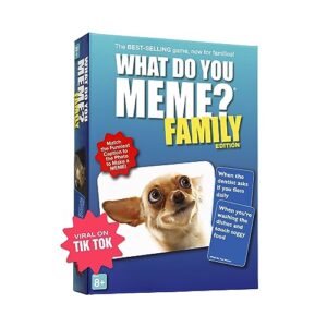 WHAT DO YOU MEME? Family Edition - The Hilarious Family Party Card Game For Meme Lovers