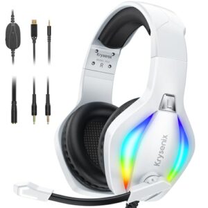 Krysenix PG1 RGB Gaming Headset for PS4/PC/Xbox