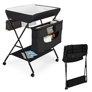 GYMAX Folding Baby Changing Table