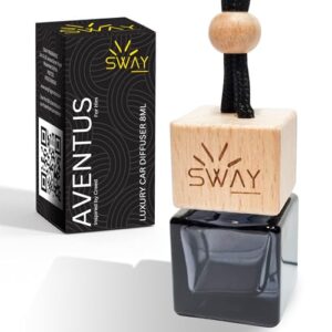 Aventus inspired by Creed Car Air Freshener for Men | Strong Car Perfume Air Freshener with Odour Eliminating Technology | Long Lasting Car Air Fresheners | Car Accessories | by Sway Fragrance
