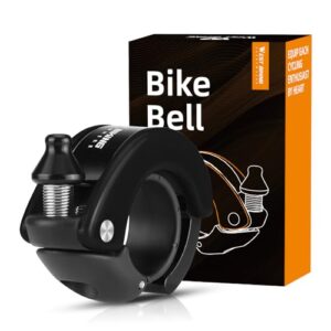 ICOCOPRO Bike Bell - 100DB Bicycle Bell with Loud Crisp Clear Sound - Bicycle Bell Adult Kids for 22.2mm Bike Handle - Bike Bells for Road Mountain Bikes Scoote