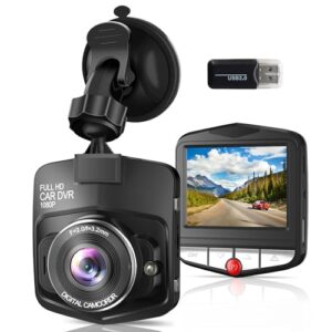 Dash Cam Front 1080P FHD Dash Camera for Cars 2.31'' Screen Dashboard Driving Recorder with G-Sensor