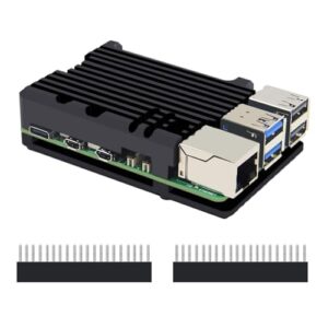 Geekworm Raspberry Pi 5 Case Aluminum Passive Cooling (P122-C)